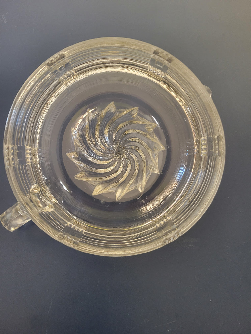 Vintage Hazel Atlas Glass Citrus Juicer.