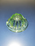 Vintage Neon Green Glass Citrus Juicer Reamer – Retro Vibes, Collector Gold 🍋✨