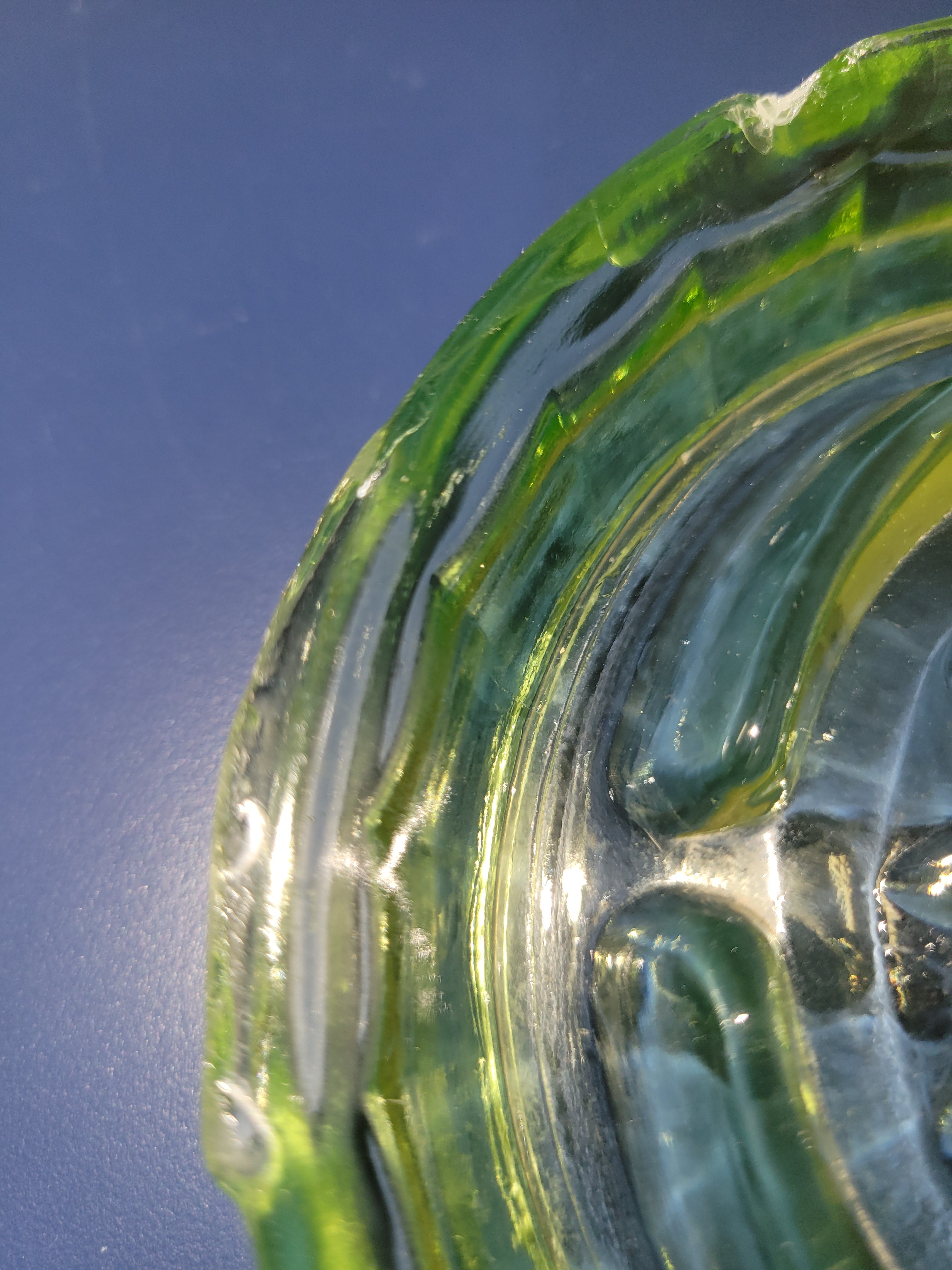 Vintage 1930s Uranium Glass Citrus Reamer – Stunning UV Glow! (As-Is)