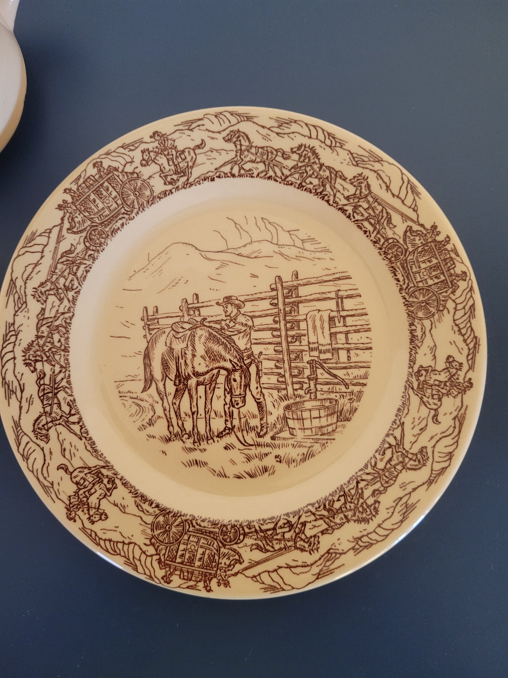 Vintage Tepco Western Traveler China Set